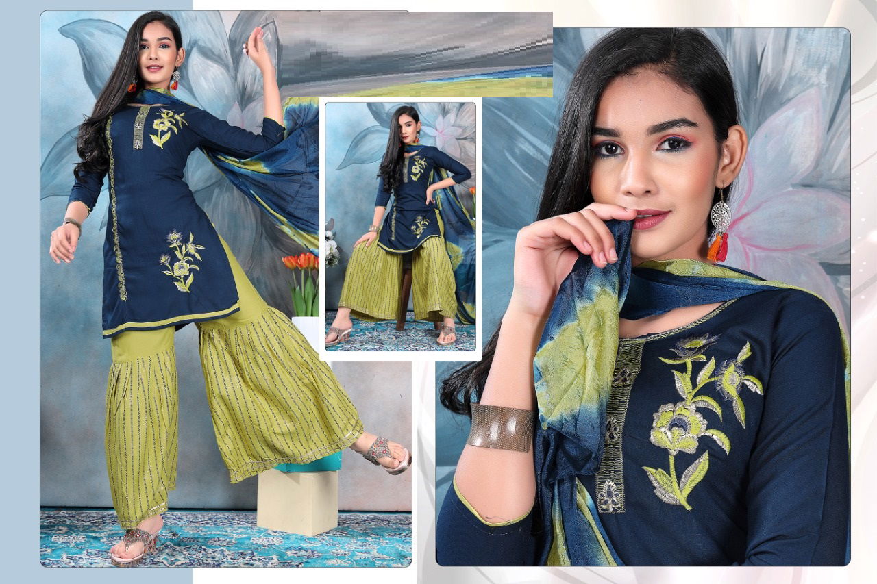 Jiyanshi 8052 Girls Wear Readymade Suits Catalog
